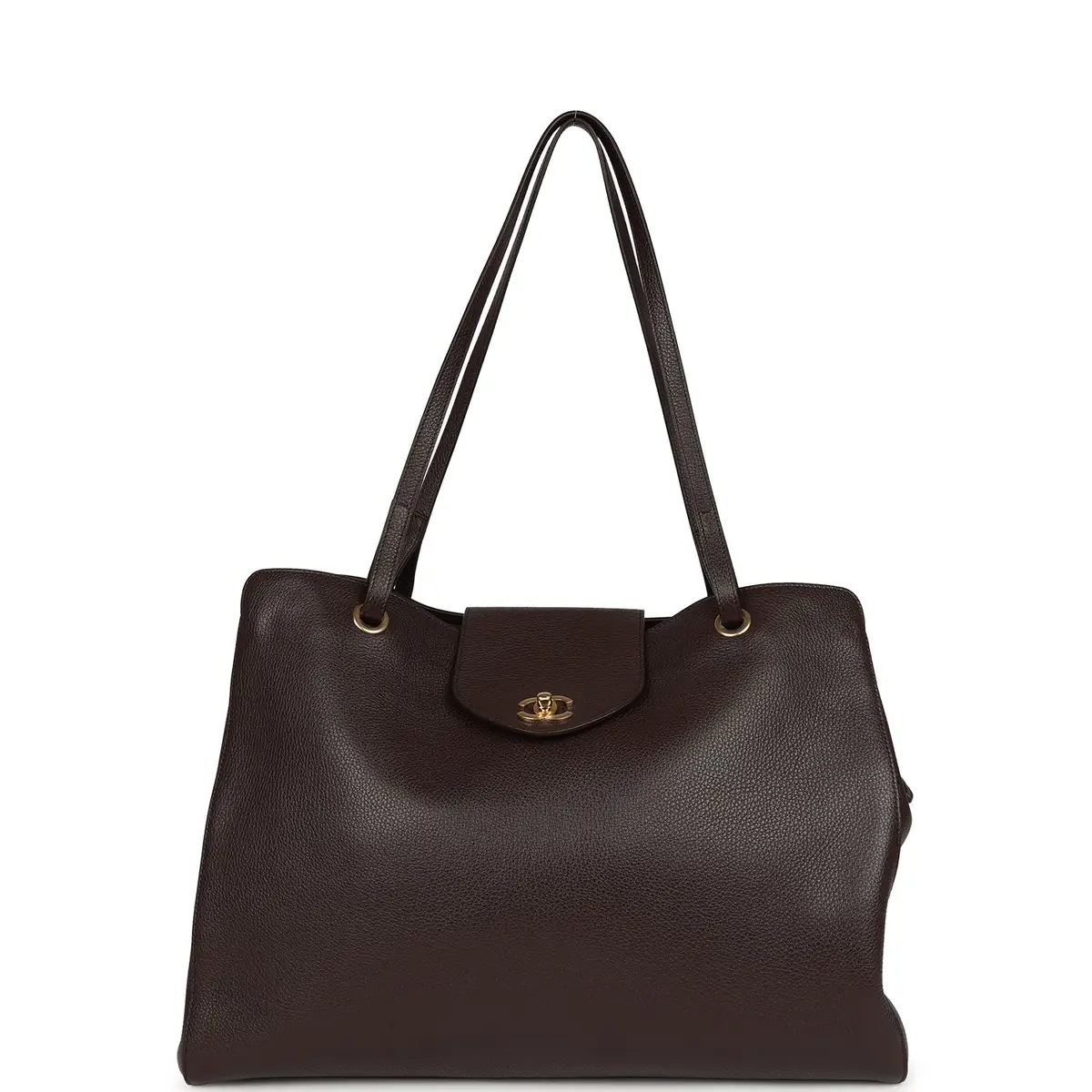 Chanel Chanel XXL "It Girl" Shopping Tote Brown Grained Calfskin Gold Hardware | Thumbnail 7 Chanel Chanel XXL "It Girl" Shopping Tote Brown Grained Calfskin Gold Hardware | Thumbnail 7