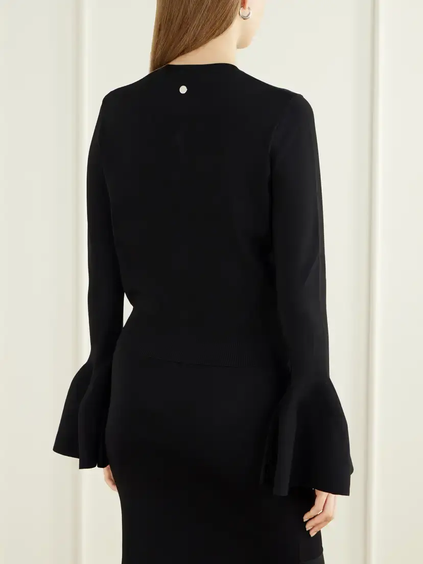 Stella McCartney Crepe Cardigan | Thumbnail 3 Stella McCartney Crepe Cardigan | Thumbnail 3