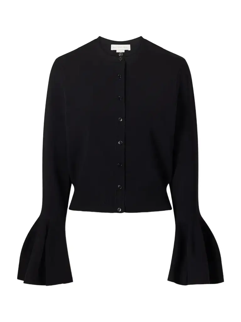 Stella McCartney Crepe Cardigan | Image 1 Stella McCartney Crepe Cardigan | Image 1