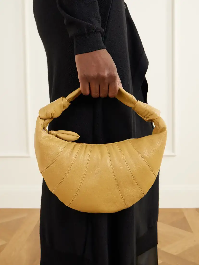 Lemaire Mini Fortune Croissant Paneled Leather Shoulder Bag | Thumbnail 2 Lemaire Mini Fortune Croissant Paneled Leather Shoulder Bag | Thumbnail 2