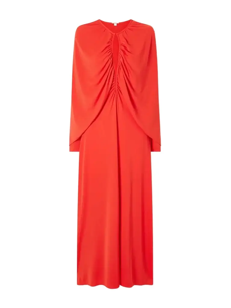 Johanna Ortiz Silent Solistice Cape-effect Draped Stretch-jersey Maxi Dress | Image 1 Johanna Ortiz Silent Solistice Cape-effect Draped Stretch-jersey Maxi Dress | Image 1