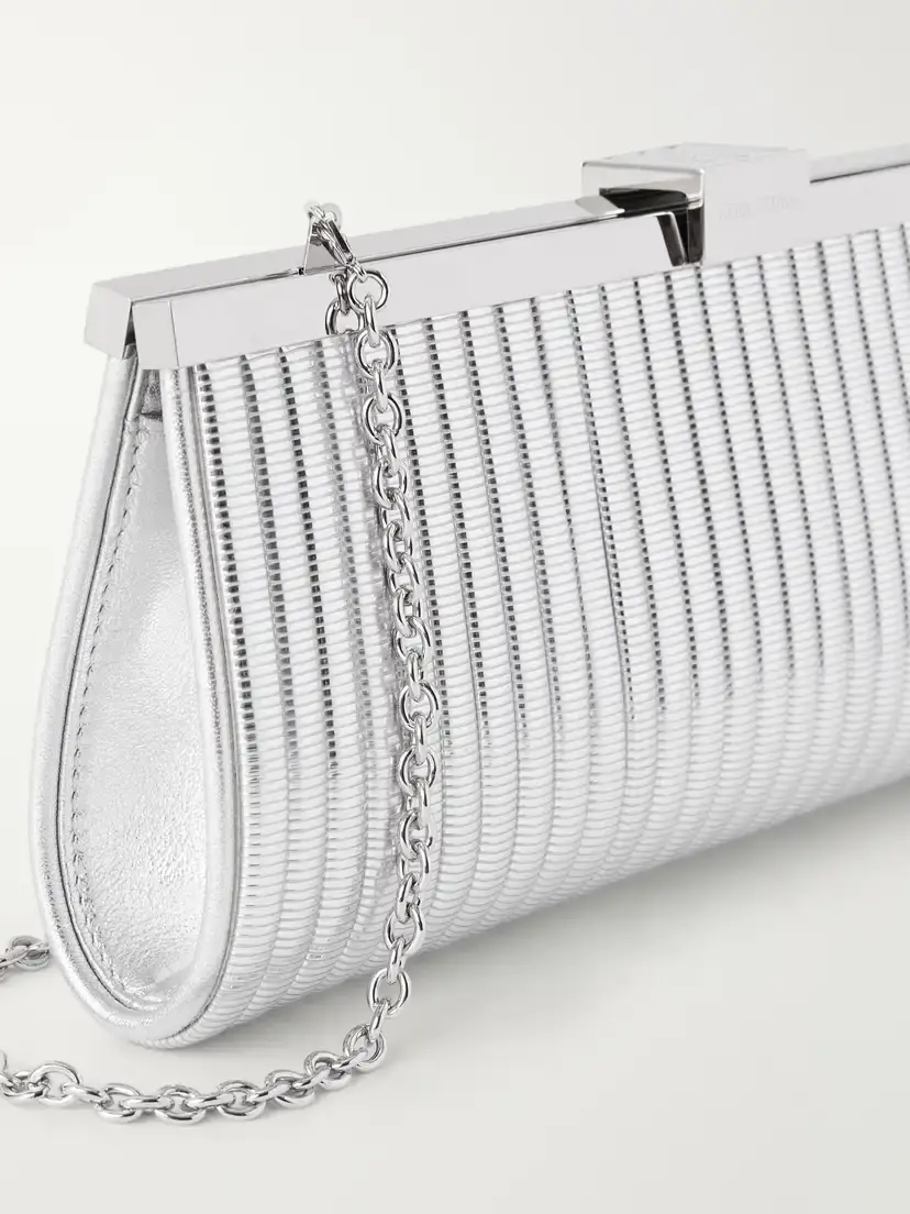 Aquazzura Heatwave Metallic Leather Clutch | Thumbnail 6 Aquazzura Heatwave Metallic Leather Clutch | Thumbnail 6