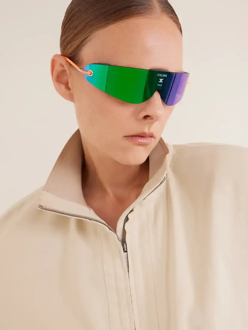 CELINE Eyewear Runner Shield-style Injection Sunglasses | Thumbnail 2 CELINE Eyewear Runner Shield-style Injection Sunglasses | Thumbnail 2