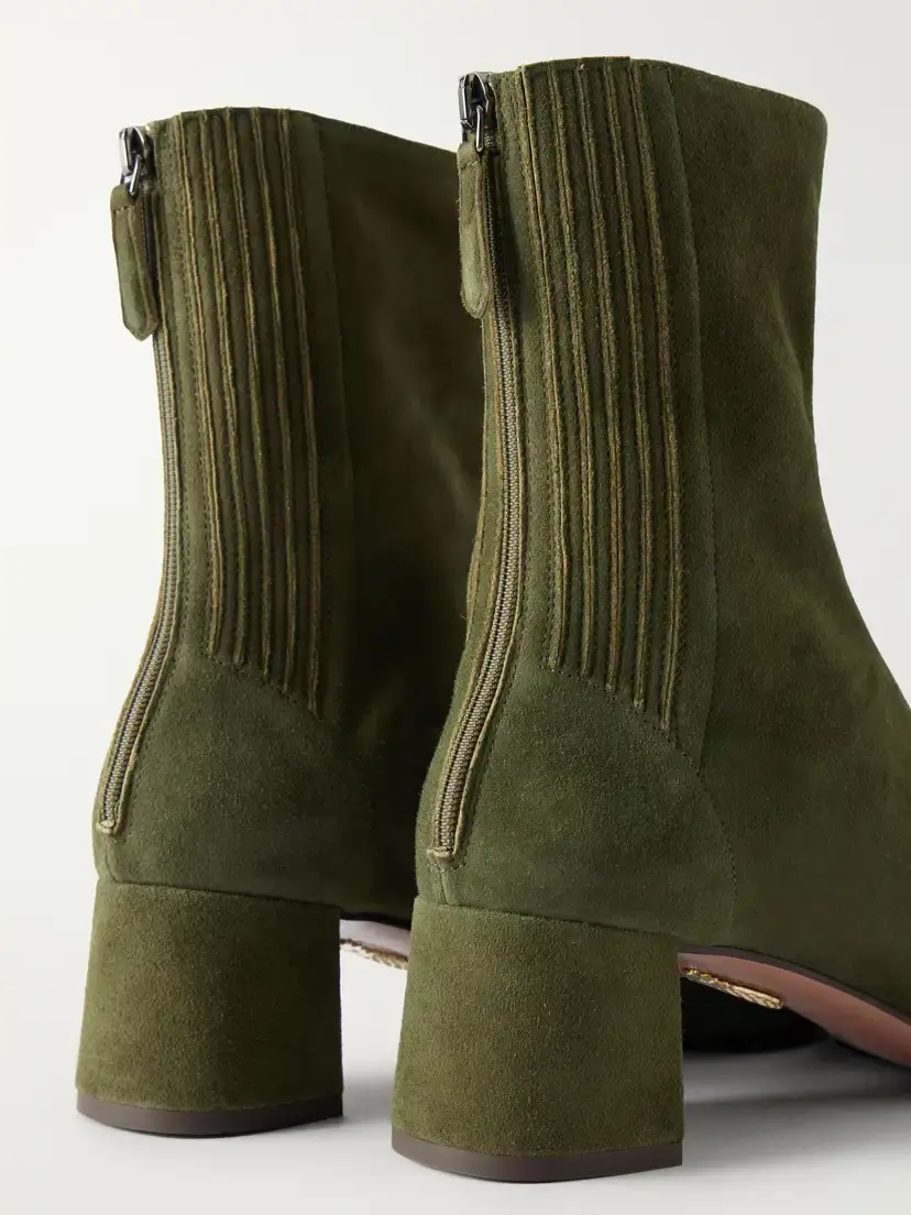 Aquazzura Saint Honoré 50 Suede Boots | Thumbnail 5 Aquazzura Saint Honoré 50 Suede Boots | Thumbnail 5