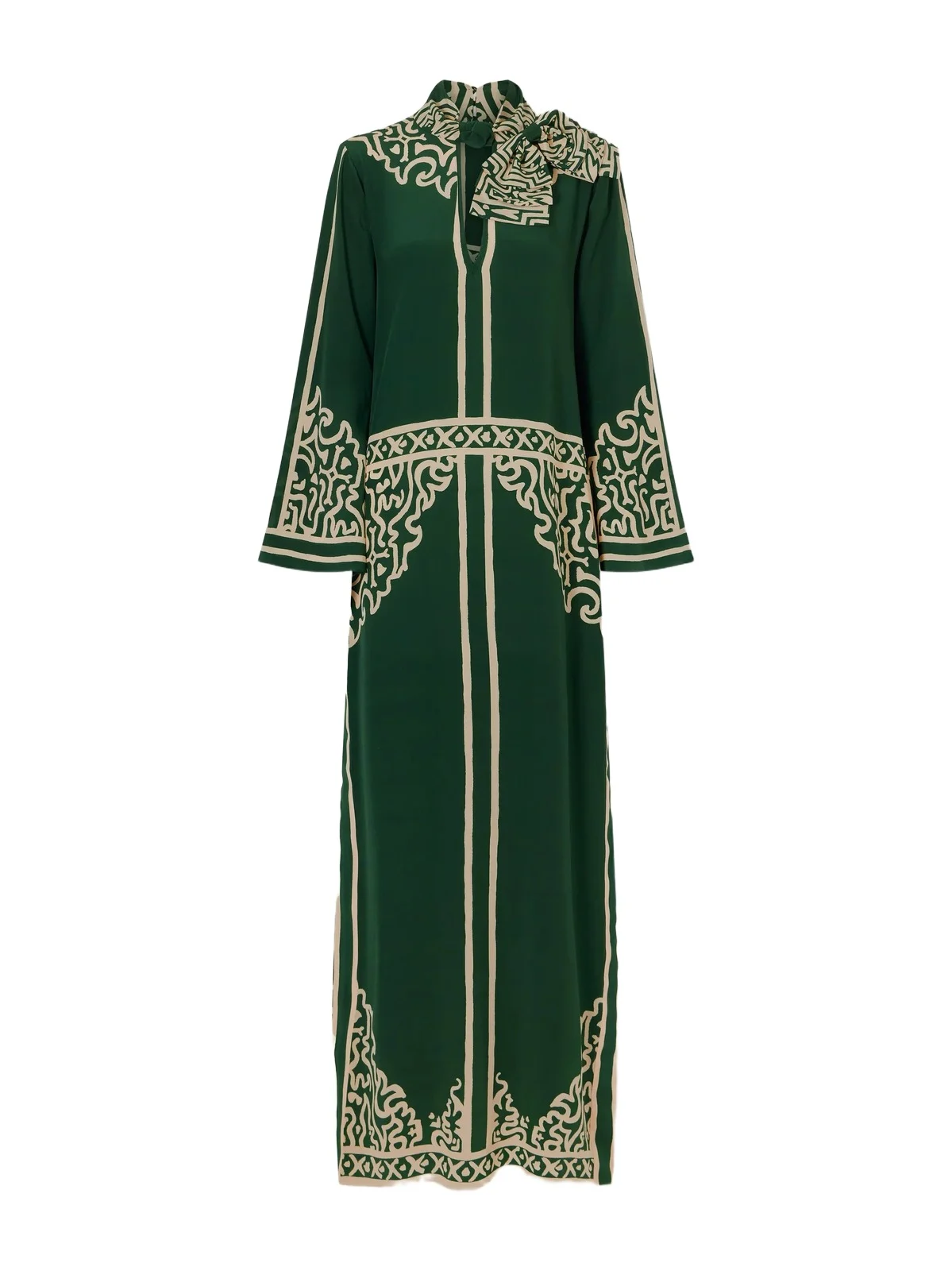 The Windborne Silk-crepe De Chine Maxi Dress