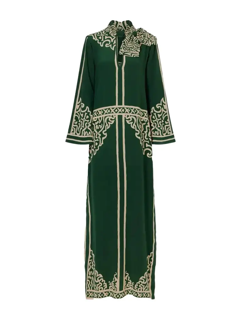 Johanna Ortiz The Windborne Silk-crepe De Chine Maxi Dress | Image 1 Johanna Ortiz The Windborne Silk-crepe De Chine Maxi Dress | Image 1