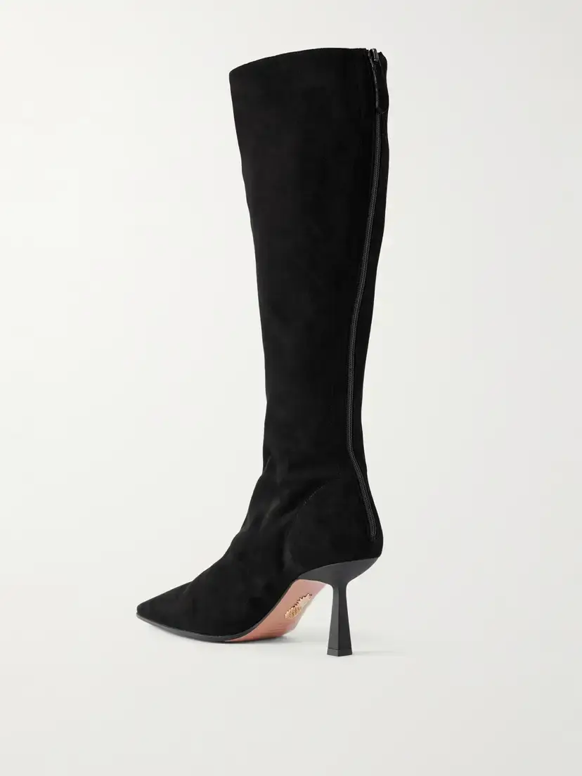 Aquazzura Sentier 75 Suede Knee Boots | Thumbnail 3 Aquazzura Sentier 75 Suede Knee Boots | Thumbnail 3