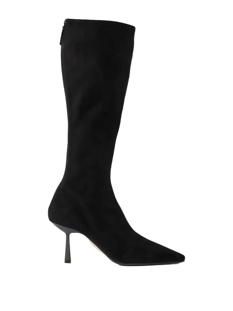 Aquazzura Sentier 75 Suede Knee Boots | Image 1 Aquazzura Sentier 75 Suede Knee Boots | Image 1