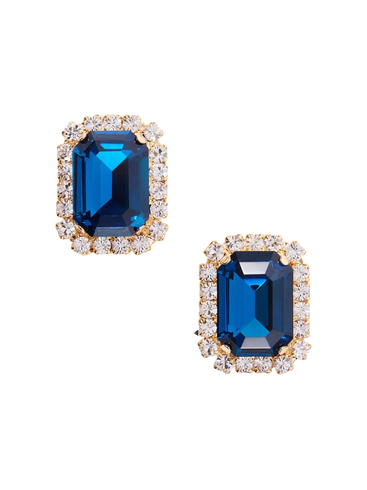 Jennifer Behr Diana Gold-plated Crystal Earrings