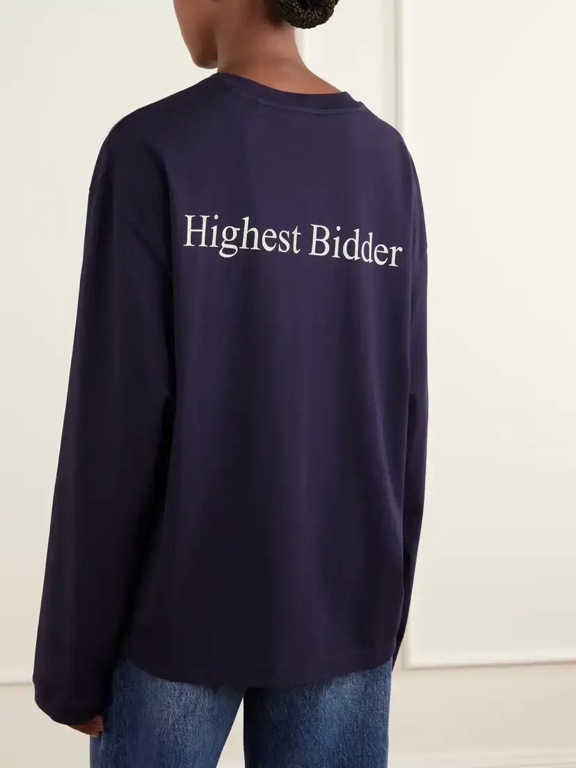 Frame + Sotheby's Logo-embroidered Cotton-jersey Sweatshirt | Thumbnail 4 Frame + Sotheby's Logo-embroidered Cotton-jersey Sweatshirt | Thumbnail 4