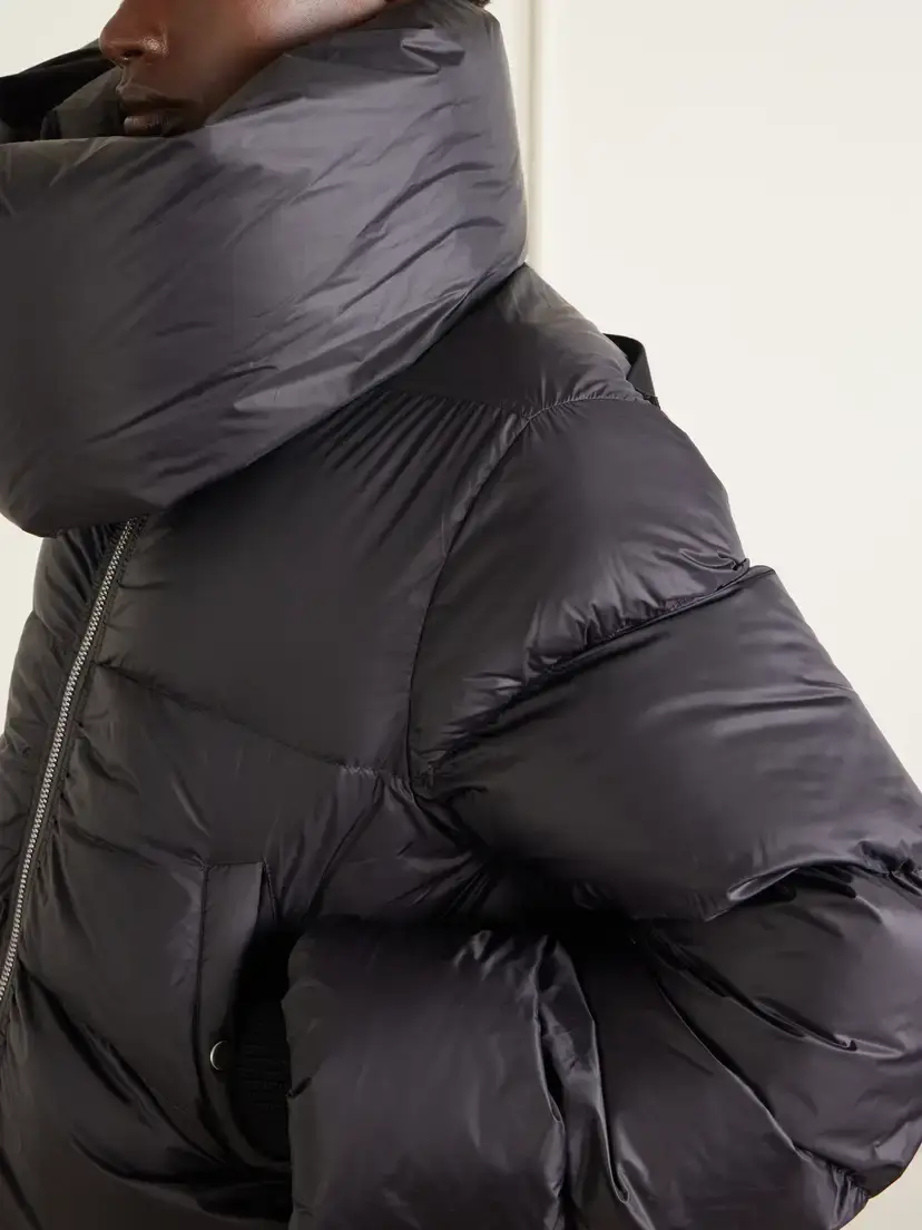 Rick Owens Tower Cropped Shell Jacket | Thumbnail 4