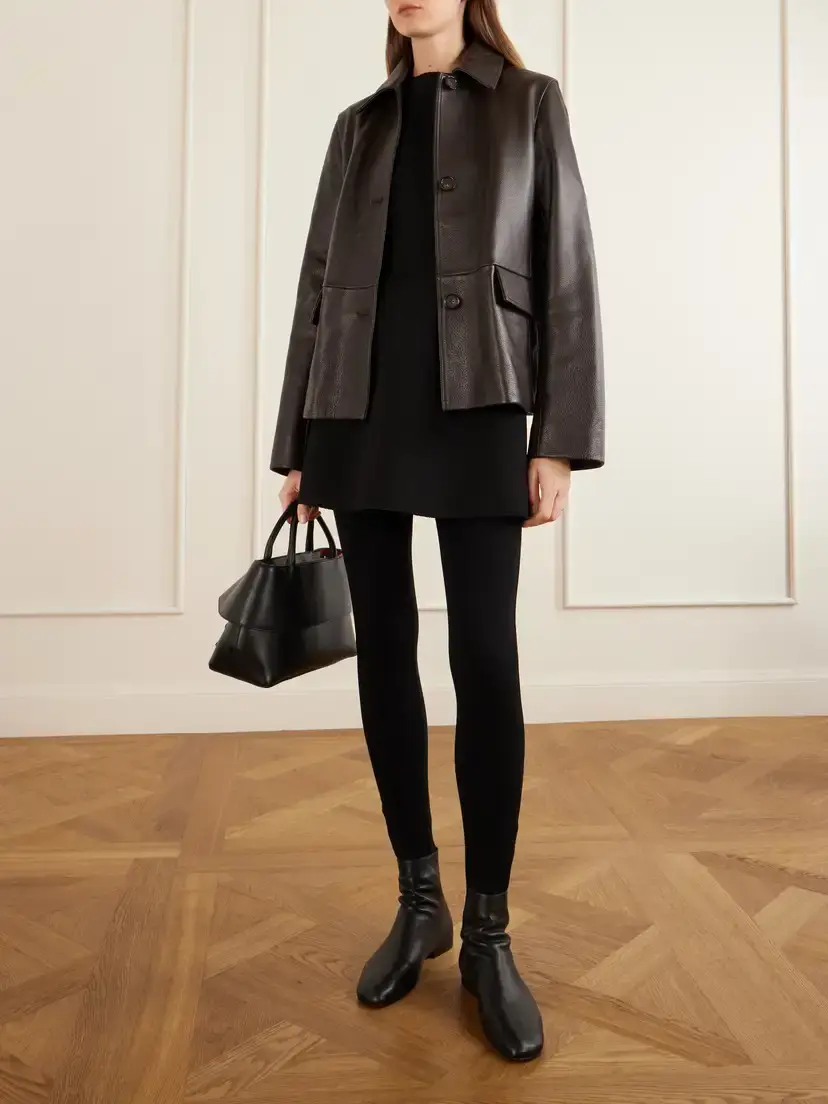 TOTEME Leather Jacket | Thumbnail 2 TOTEME Leather Jacket | Thumbnail 2