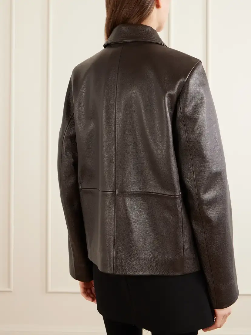 TOTEME Leather Jacket | Thumbnail 4 TOTEME Leather Jacket | Thumbnail 4