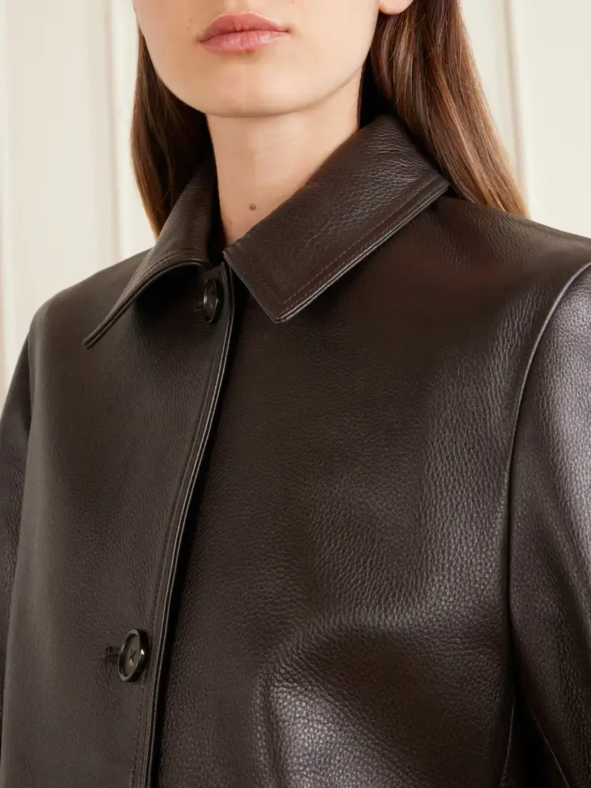 TOTEME Leather Jacket | Thumbnail 5 TOTEME Leather Jacket | Thumbnail 5