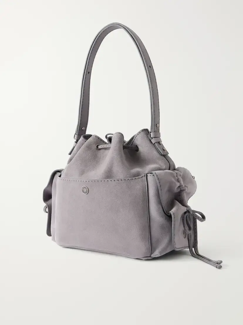 Acne Studios Suede Shoulder Bag | Thumbnail 4 Acne Studios Suede Shoulder Bag | Thumbnail 4