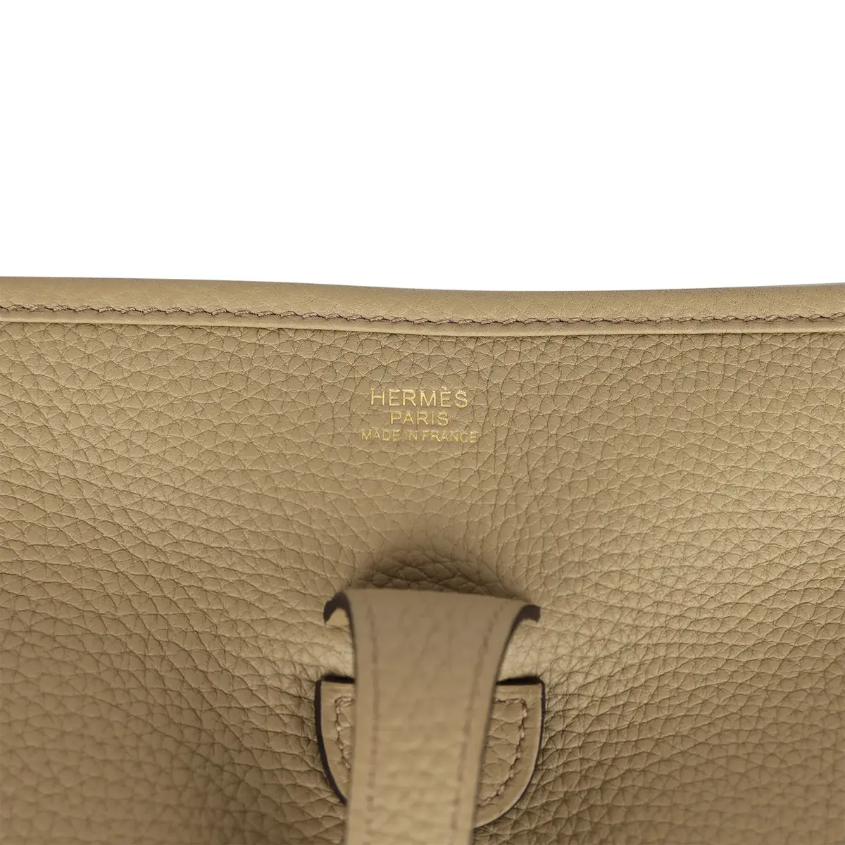 HERMÈS Hermes Evelyne III PM Beige Marfa Clemence Gold Hardware | Thumbnail 7 HERMÈS Hermes Evelyne III PM Beige Marfa Clemence Gold Hardware | Thumbnail 7
