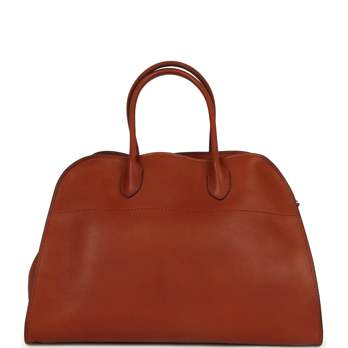 The Row The Row Soft Margaux 15 Acero Leather Silver Hardware | Image 1 The Row The Row Soft Margaux 15 Acero Leather Silver Hardware | Image 1