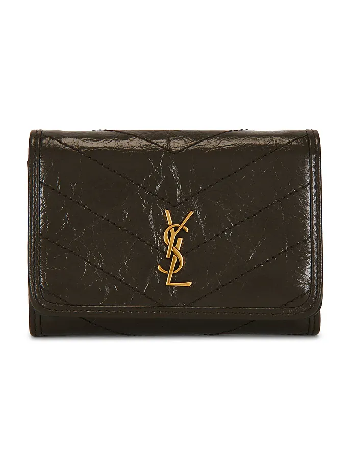 Saint Laurent Slim Tri-fold Wallet