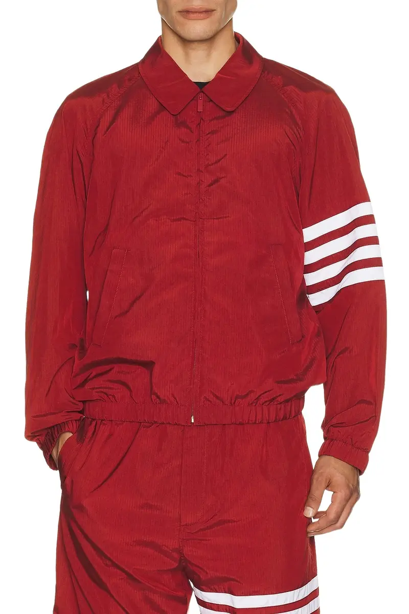 Thom Browne Zip Front Raglan Coach Jacket