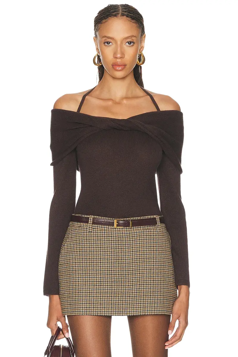 Cambria Long Sleeve Off Shoulder Top