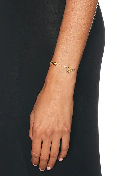 Saint Laurent Thin YSL & Dove Bracelet | Thumbnail 2 Saint Laurent Thin YSL & Dove Bracelet | Thumbnail 2