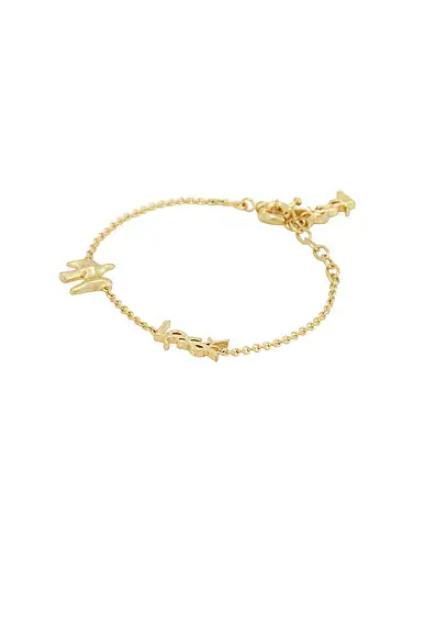 Saint Laurent Thin YSL & Dove Bracelet | Thumbnail 3 Saint Laurent Thin YSL & Dove Bracelet | Thumbnail 3