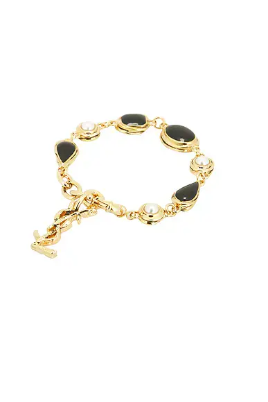 Saint Laurent YSL Cabochons Bracelet | Thumbnail 4 Saint Laurent YSL Cabochons Bracelet | Thumbnail 4