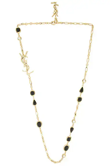 Saint Laurent YSL Cabochons Sautoire Necklace | Image 1 Saint Laurent YSL Cabochons Sautoire Necklace | Image 1