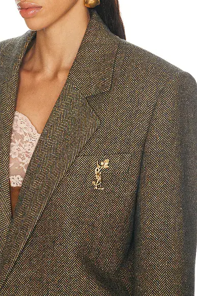 Saint Laurent YSL Hydrangea Brooch | Thumbnail 2 Saint Laurent YSL Hydrangea Brooch | Thumbnail 2