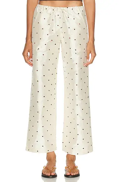 DONNI. The Taffeta Drawstring Cargo Pant