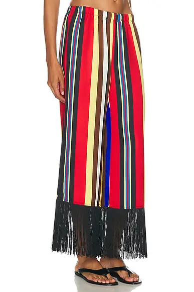 SIMONMILLER Nella Crepe Fringe Pant | Thumbnail 2 SIMONMILLER Nella Crepe Fringe Pant | Thumbnail 2