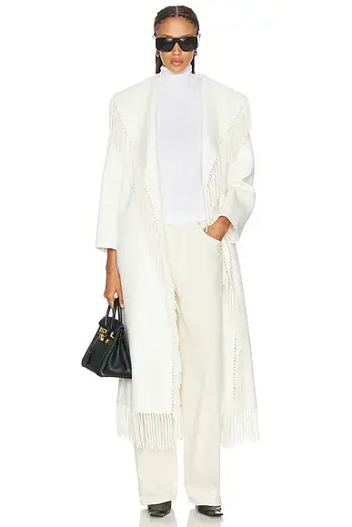 Simkhai Carrie Fringe Robe Coat | Image 1 Simkhai Carrie Fringe Robe Coat | Image 1