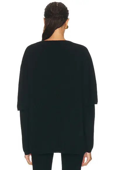 Nour Hammour Cobain Layered Knit Sweater | Thumbnail 3