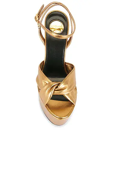 Saint Laurent Franciane Sandal | Thumbnail 4 Saint Laurent Franciane Sandal | Thumbnail 4