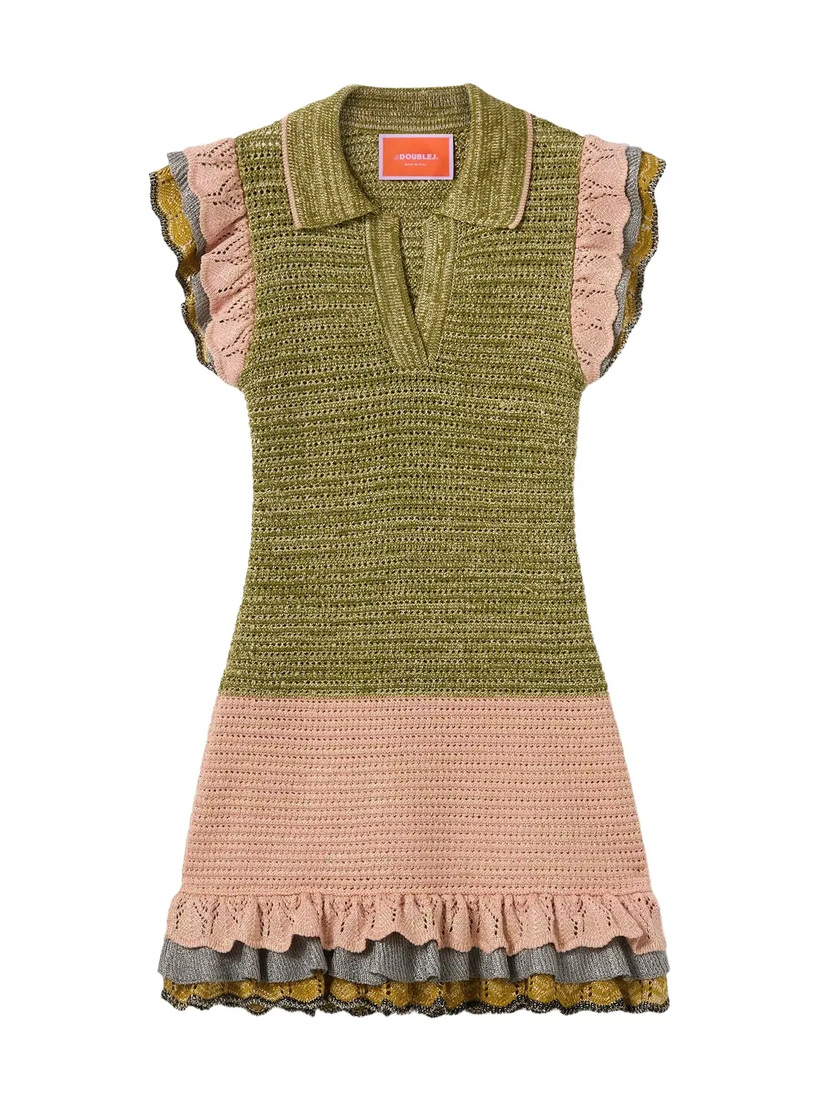 Eight Counts Crochet Mini Dress