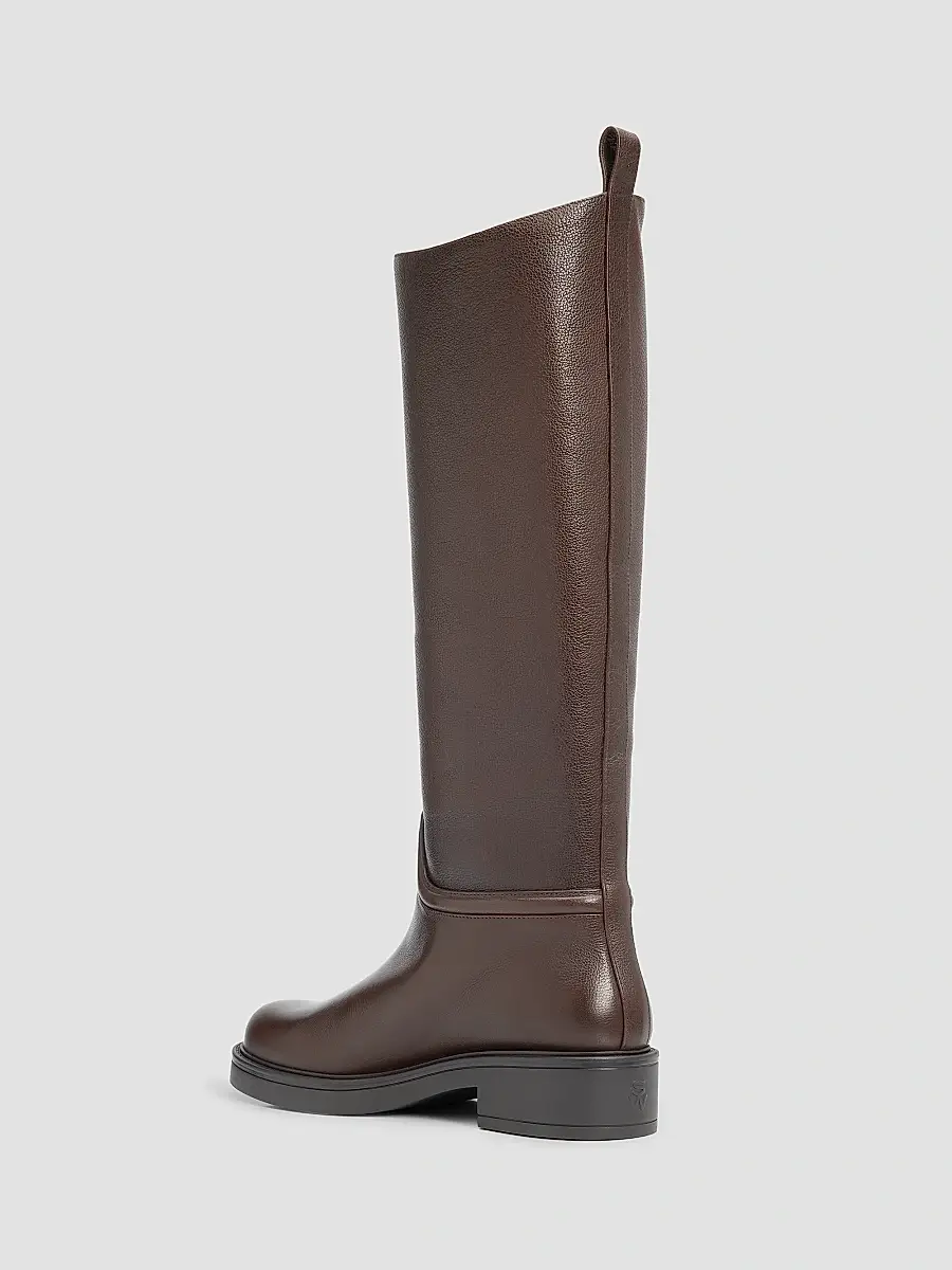 Stuart Weitzman Women's Celia Leather Riding Boots | Thumbnail 4
