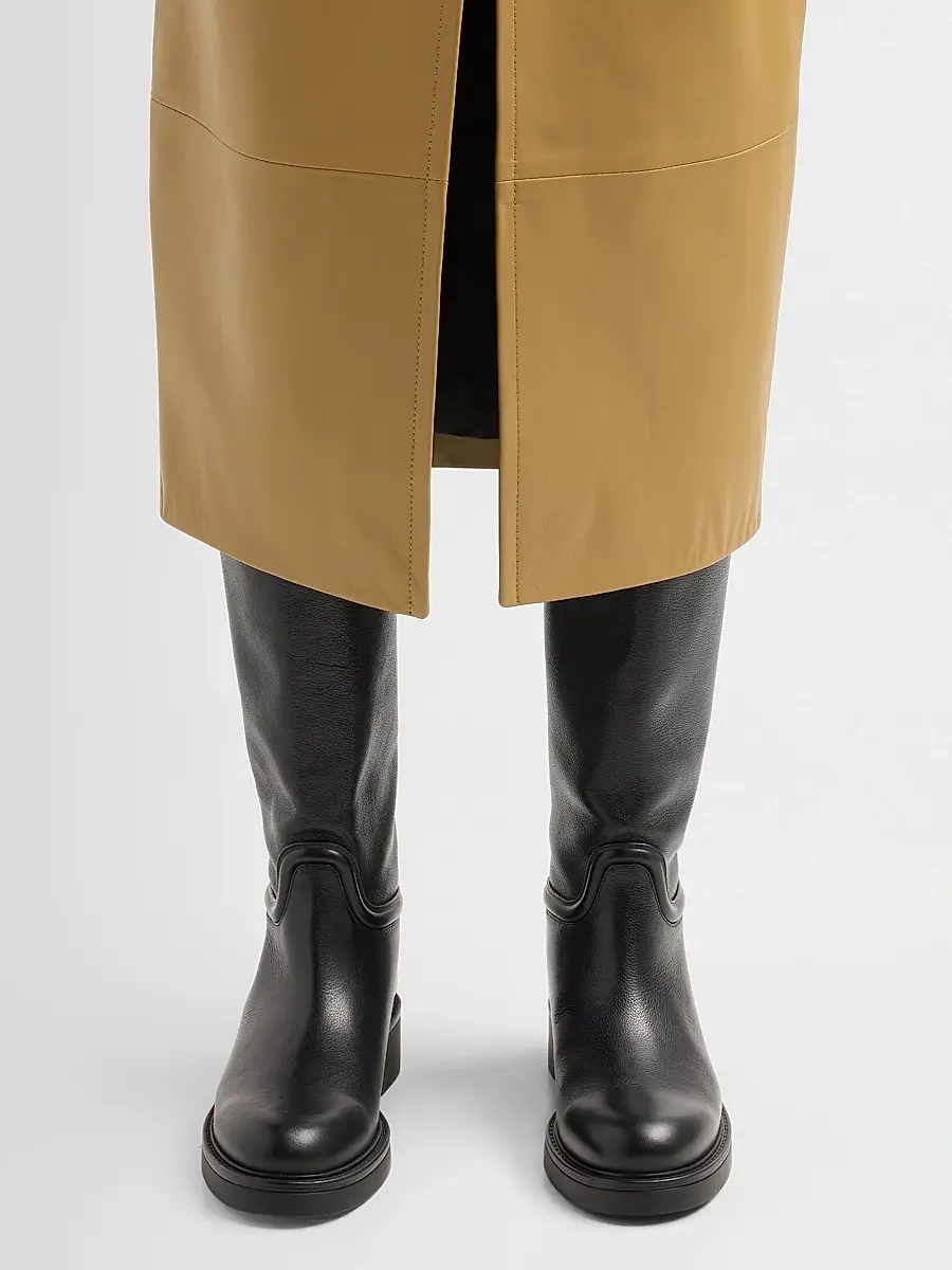 Stuart Weitzman Women's Celia Leather Riding Boots | Thumbnail 2