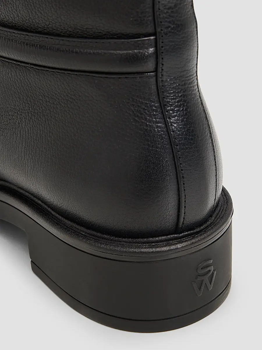 Stuart Weitzman Women's Celia Leather Riding Boots | Thumbnail 5
