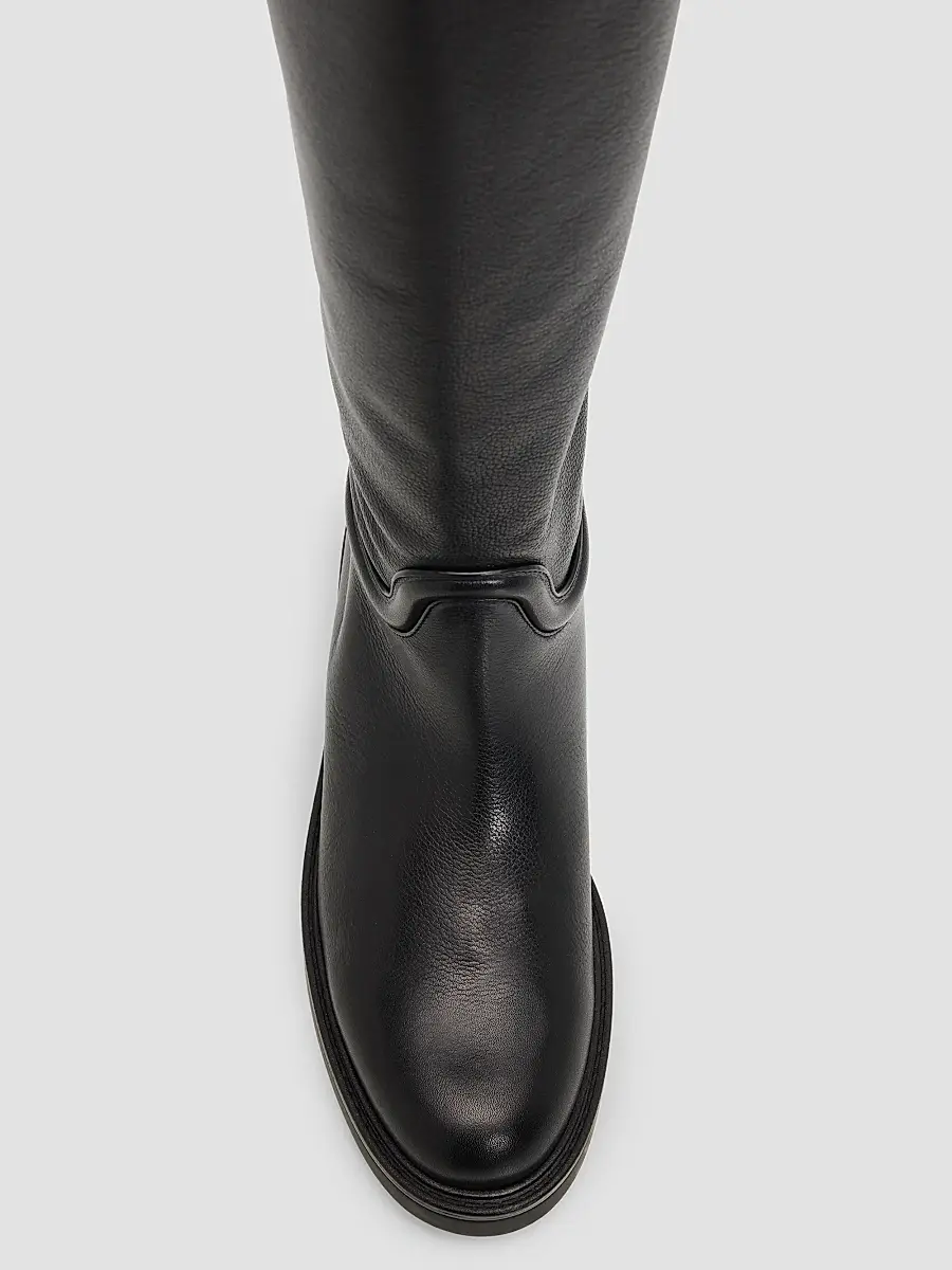 Stuart Weitzman Women's Celia Leather Riding Boots | Thumbnail 6