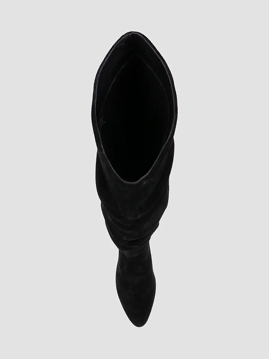 L'Agence Women's Fletcher 80MM Ruched Suede Knee-High Boots | Thumbnail 4 L'Agence Women's Fletcher 80MM Ruched Suede Knee-High Boots | Thumbnail 4