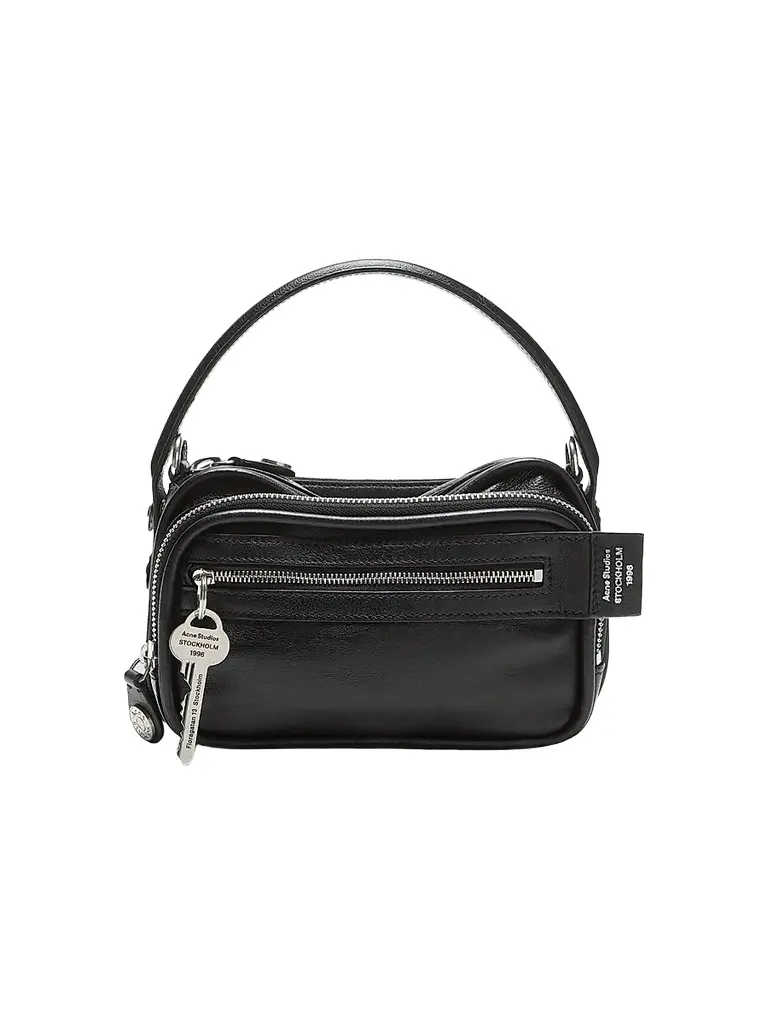 Acne Studios Men's Camero Kit Leather Top Handle Bag - Black | Image 1 Acne Studios Men's Camero Kit Leather Top Handle Bag - Black | Image 1