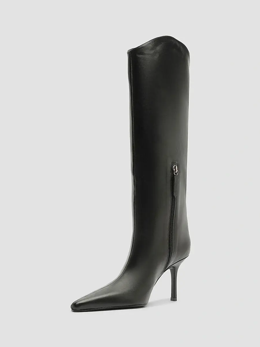 Schutz Women's Mary Ellen 80MM Leather Boots | Thumbnail 6 Schutz Women's Mary Ellen 80MM Leather Boots | Thumbnail 6