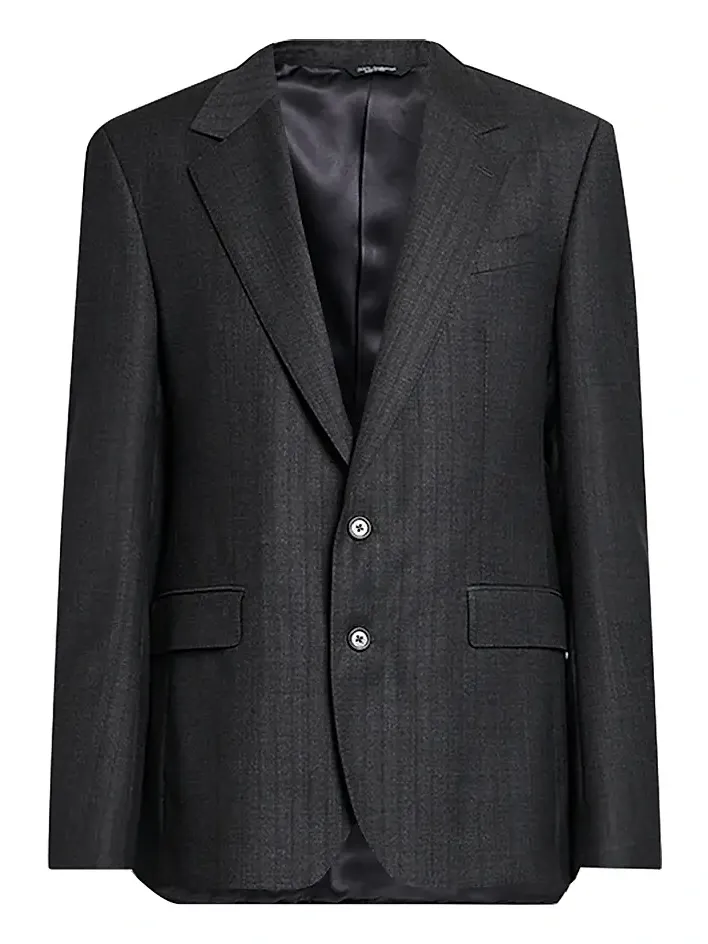 Dolce & Gabbana Men's Striped Virgin Wool Blazer