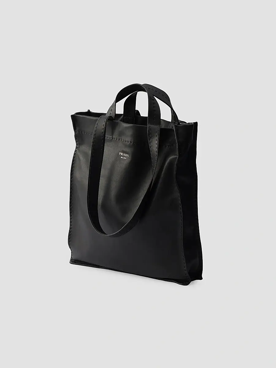 Prada Men's Nappa Leather Tote Bag | Thumbnail 4
