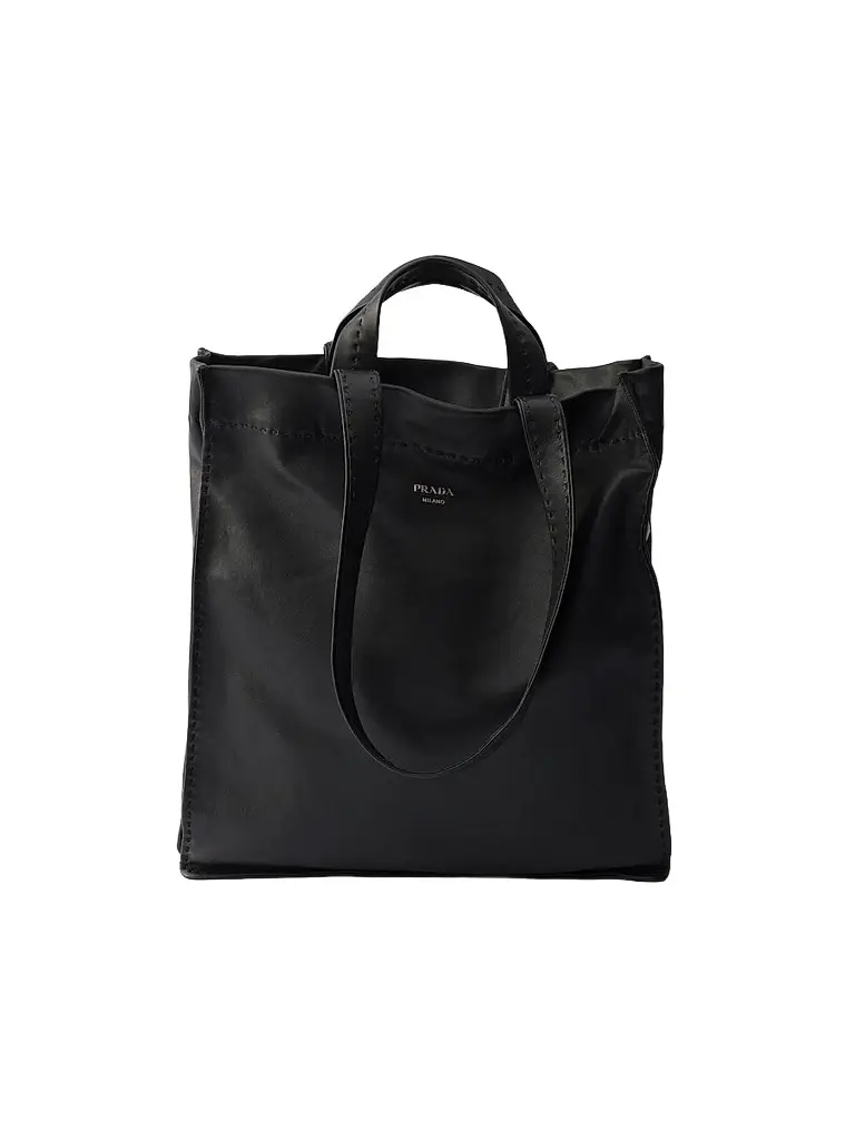 Prada Men's Nappa Leather Tote Bag