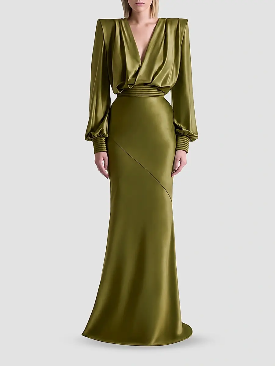 Zhivago Women's Betsy Satin Gown | Thumbnail 2 Zhivago Women's Betsy Satin Gown | Thumbnail 2