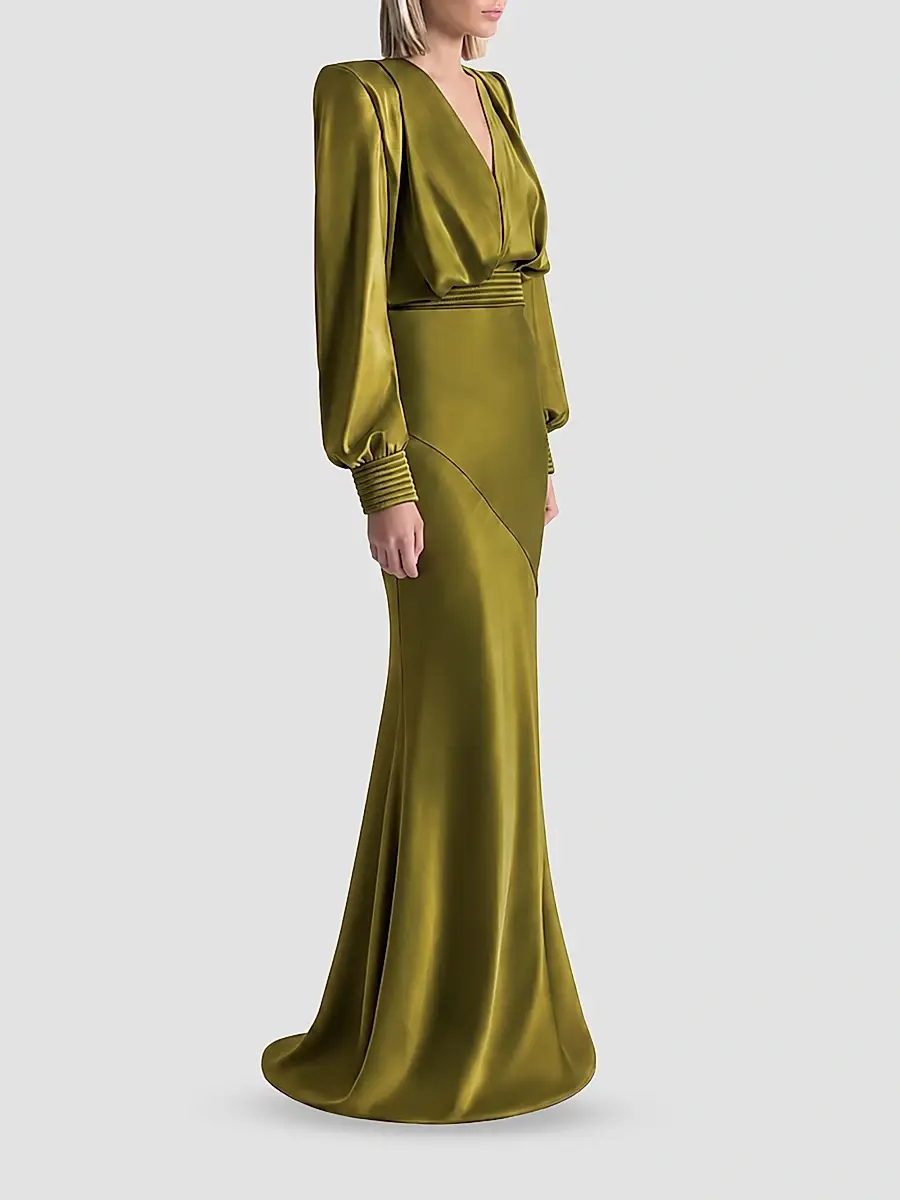 Zhivago Women's Betsy Satin Gown | Thumbnail 4 Zhivago Women's Betsy Satin Gown | Thumbnail 4