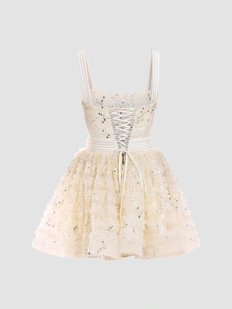 Zhivago Women's Doll Sequin-Embellished A-Line Mini Dress | Thumbnail 5