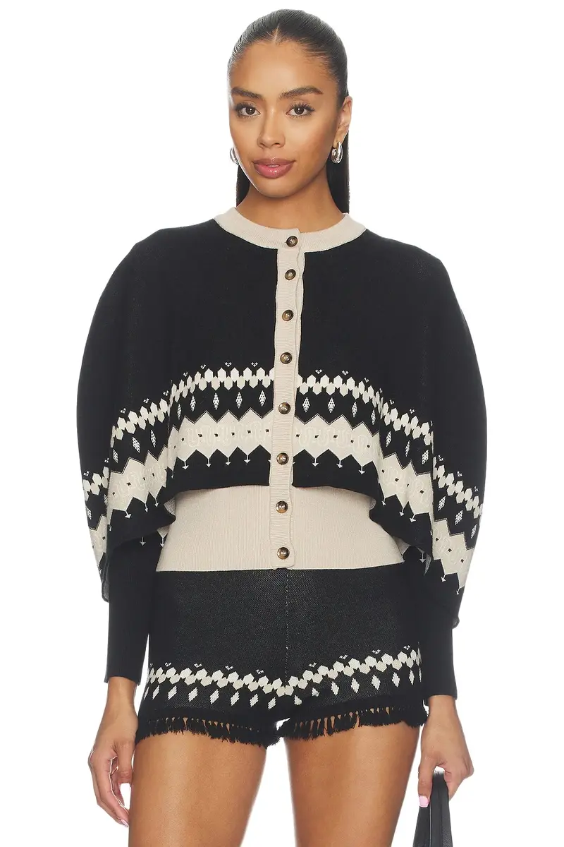 Understated Leather Nordic Outlaw Cardigan