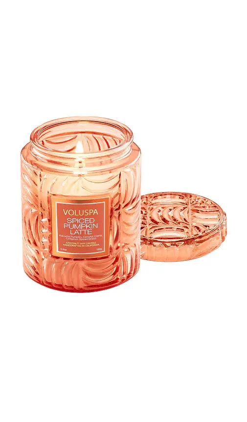 Voluspa Spiced Pumpkin Latte 5.5oz Small Jar Candle | Thumbnail 2